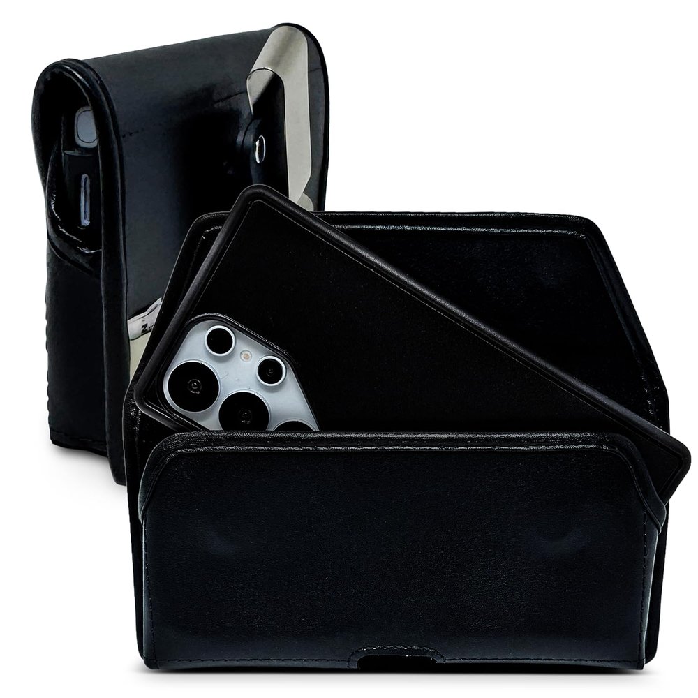 Turtleback Leather Phone Clip for Galaxy S26 Ultra, S25 Ultra, S24 Ultra to S20 Ultra - Medium - Premium Heavy-Duty Belt Clip Fits Symmetry or Commuter Medium Size Cases