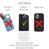 Turtleback Belt Clip Case Made for Samsung Galaxy S9 with OB Commuter case Black Vertical Holster Nylon Pouch with Heavy Duty Rotating Belt Clip view 2