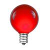 Novelty Lights 25 Pack G40 Red Outdoor Globe Bulbs, Light Bulbs Glass Incandescent Bulbs with 3000 Hour Lifespan, Globe String Lights Replacement Bulbs view 1