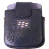 Holster Leather Swivel Holster for Rim BlackBerry Q10 - Retail Packaging - Black view 1