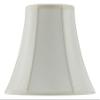 Cal Lighting SH-8108/17-OW Vertical Basic Coolie Linen Hardback Lamp Shade, Off White view 2