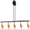 Cal Lighting SL-954-5-DB/CWH Five Light Pendant from Serpentine Collection 48.38 inches view 1