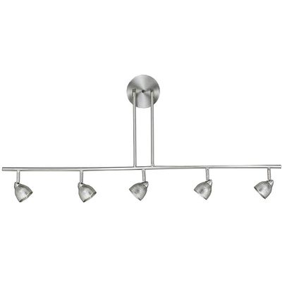 Cal Lighting SL-954-5-BS/CWH Five Light Pendant from Serpentine Collection 48.38 inches