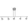 Cal Lighting SL-954-5-BS/CWH Five Light Pendant from Serpentine Collection 48.38 inches view 1