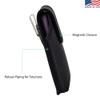 Turtleback Belt Clip Case Compatible with Samsung Galaxy S9 Plus + Fits w/OB Defender or Bulky Cases, Black Vertical Holster Nylon Pouch with Heavy Duty Rotating Belt Clip view 4