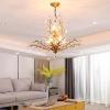 Ganeed 8-Light Crystal Chandelier, 30.7 Inch Gold Hanging Fixture view 2