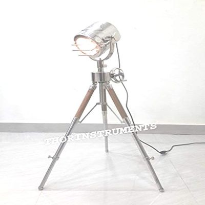 THOR INSTRUMENTS Nautical Classic Vintage Tripod Table Lamp Searchlight Home Decor Rustic Vintage Home Decor Gifts