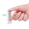 MecArmy BL43 Handheld Mini EDC Flashlight with Micro USB Charging, Portable Rechargeable Everyday Carry Keychain Torch|130 lumens Outdoor Waterproof Lamp (Titanium Polished) view 4