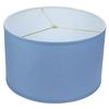 FenchelShades.com 18" Top Diameter x 18" Bottom Diameter 11" Height Cylinder Drum Lampshade USA Made (Periwinkle) view 1