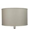 FenchelShades.com 18" Top Diameter x 18" Bottom Diameter 11" Height Cylinder Drum Lampshade USA Made (Designer Natural) view 2