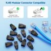 Cable Matters 100-Pack 8mm Strain Relief Boots for Large Diameter Cable in Black view 4