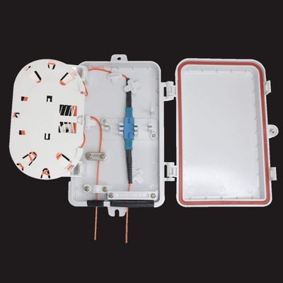 Newtech 552-112 6 Port LC MM OM1 Weather Resistant Fiber Termination Box Wall Mount