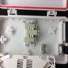 Newtech 552-112 6 Port LC MM OM1 Weather Resistant Fiber Termination Box Wall Mount view 3