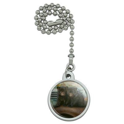 GRAPHICS & MORE Black Bear Cubs on Vintage Car Ceiling Fan and Light Pull Chain