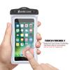 Waterproof Phone Pouch, PunkBag Universal Floating Dry Case Bag for Most Cell Phones incl. iPhone 8 Plus & Samsung Galaxy S9 | Perfect for Keeping Your Cellphone & Valuables Dry and Safe [White] view 4
