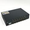 InstallerCCTV Video Quad Color 4CH Multiplexer 2 BNC Output with Remote Control and Free 1Amp Power Adapter view 2