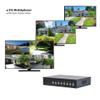 InstallerCCTV Video Quad Color 4CH Multiplexer 2 BNC Output with Remote Control and Free 1Amp Power Adapter view 4