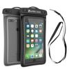 Waterproof Phone Pouch, PunkBag Universal Floating Dry Case Bag for Most Cell Phones incl. iPhone 8 Plus & Samsung Galaxy S9 | Perfect for Keeping Your Cellphone & Valuables Dry and Safe [Black] view 1