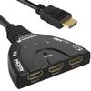 Fosmon 4K HDMI Switch, 3 Port HDMI Switcher with Pigtail Cable, Supports 30Hz, HDCP, Ultra HD for HDTV, PS5, Xbox, Fire Stick view 1