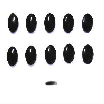 VATH Silicone Rubber Feet 7mm(L) x 7mm(W) x 1.5mm(H) 10pcs Self Adhesive [RB242]