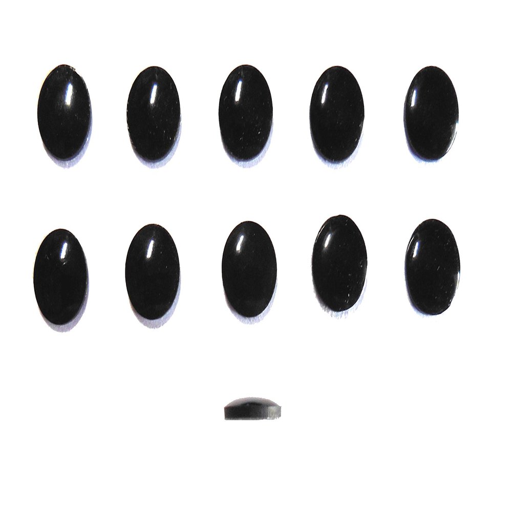 VATH Silicone Rubber Feet 7mm(L) x 7mm(W) x 1.5mm(H) 10pcs Self Adhesive [RB242]