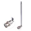 E-outstanding 7 Section Telescopic BNC Male Swivel Antenna,for TV FM Radio Scanners Remote Receivers,and Other Electronics Products view 1