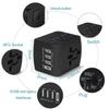 DelMar&Sun Universal Travel Power Adapter with 3xUSB Type C USB and Zipper Bag for US UK EU AU Counties Compatible with SAUNORCH Universal Power Adapter view 4