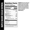 OMEALS Maple Brown Sugar Oatmeal MRE-Extended Shelf Life-Fully Cooked w/Heater-Perfect for Outdoor Enthusiasts, Travelers, Emergency Supplies-USA Made view 4