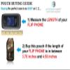 Military Grade Cell Phone Case, Camo Rugged Pouch Holster Nylon Metal Flip Phone Belt Case Fits Kyocera Cadence S2720, DuraXTP, DuraXV LTE, DuraXV Plus, DuraXE, Most Large FLIP Phones & Insulin Pumps view 2
