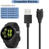 Charger for Garmin Vivoactive 6/5/4/4s/3, Replacement USB Charging Cable with Black Dust Plug for Garmin Watch(1) view 2