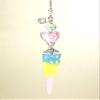 My Pretty Unicorn Rainbow Horn with Pink Glass Ceiling Fan Pull view 2