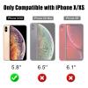 Beasyjoy for iPhone X Case iPhone 10 Metal Case Heavy Duty Cover with Screen Full Body Protection Shockproof Dustproof Drop Proof Rugged Durable Military Grade Defender 5.8 inch, Black view 2