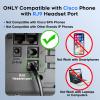 MKJ Telephone Headset for Cisco Phones, Wired Headphones with Microphone Noise Cancelling, Corded RJ9 Office Headset for Cisco CP-7821 7861 7942G 7960G 7975G CP-7841 8811 8841 8851 8861 8865 9951 view 2
