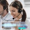 MKJ Telephone Headset for Cisco Phones, Wired Headphones with Microphone Noise Cancelling, Corded RJ9 Office Headset for Cisco CP-7821 7861 7942G 7960G 7975G CP-7841 8811 8841 8851 8861 8865 9951 view 3