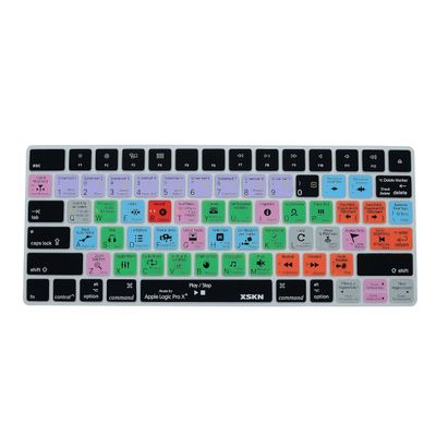 XSKN Logic Pro X 10 Shortcut Silicone Keyboard Skins are Compatible with Apple Magic Keyboard (MLA22LL/A) US Layout