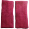 KneeBees Soft Protective Cotton Knee Pads for Babies & Kids - Crawling & Walking Knee Sleeves, Cotton Fabric & Stretch Fit - Toddler Knee Sleeves Safety for Indoor & Outdoor Play (Dark Red, 2y to 8y) view 1