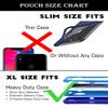 for Samsung Galaxy J3 Prime 2 Case, Samsung Galaxy J3 2018 Case, TMAN #1 Quality PU Leather Sideways Belt Pouch Holder Cover Case for Samsung Galaxy J3 Prime 2 / J3 2018 / J337 (XL Size Fit) view 2