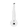 Oxygen Lighting Oxygen 3-650-14 Contemporary Modern LED Pendant from Comet Collection in Chrome Finish, Clear Glass view 2