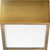 Oxygen Lighting Oxygen 3-610-40 Contemporary Modern LED Ceiling Mount from Pyxis Collection Antique Finish, Aged Brass view 1