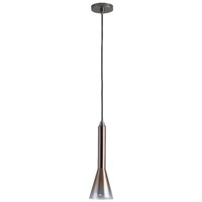Oxygen Lighting Oxygen 3-652-2018 Contemporary Modern LED Pendant from Liberty Collection in Bronze/Dark Finish, Coffee Ombre