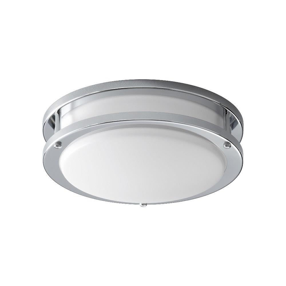 Oxygen Lighting Oxygen 3-618-14 Transitional LED Ceiling Mount from Oracle Collection Finish, Polished Chrome