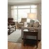 Trend Lighting Precision 1-Light Brushed Nickel Table Lamp with Ivory Shantung Shade view 3