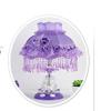 Best to Buy Style Dimmable Child Table Lamp Victorian Jeweled Desk Lamp Floral Cloth Art+Resin (Purple) view 2