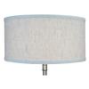 FenchelShades.com 14" Top Diameter x 14" Bottom Diameter 7" Height Cylinder Drum Lampshade USA Made (Designer Linen Oatmeal) view 3