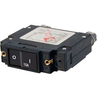 Blue Sea Systems 7542 Circuit Breaker C1FLAT ROCKR 15A, Beige