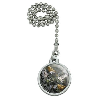 GRAPHICS & MORE American Yellow Warblers Birds Ceiling Fan and Light Pull Chain