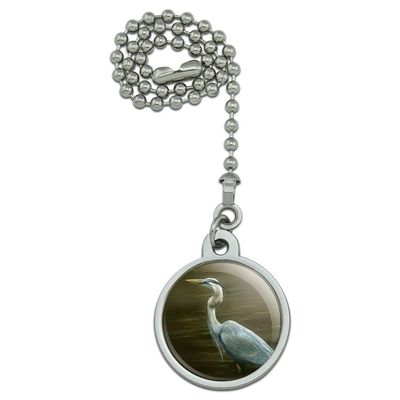 GRAPHICS & MORE Great Blue Heron Ceiling Fan and Light Pull Chain