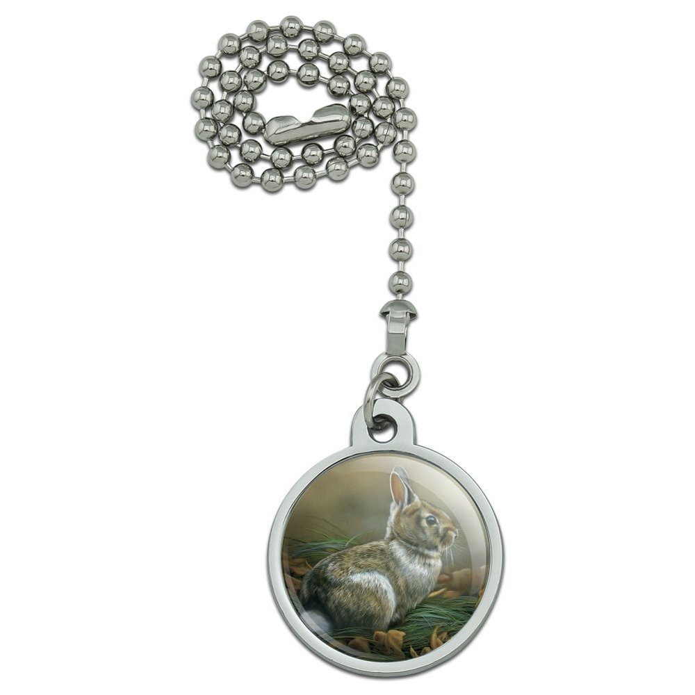GRAPHICS & MORE Cottontail Rabbit Bunny Ceiling Fan and Light Pull Chain