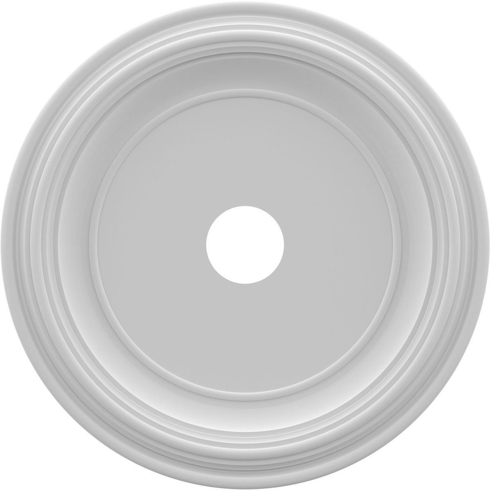Ekena Millwork 22"OD x 3 1/2"ID x 1 1/2"P Traditional Thermoformed PVC Ceiling Medallion (Fits Canopies up to 13 1/2")