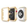 JNSupplier Snap On Bumper Hard Cover Case + 9H Tempered Glass For Apple Watch Series 3/2/1 38/42MM (Apple Watch 38MM, Gold) view 1